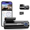 AZDOME M300S 2CH Dash Cam 4K with 5.8G WiFi GPS Voice Control WDR Night Vision 24H Parking Mode