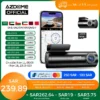 كاميرا داش AZDOME M300S 4K أمامية وخلفية، كاميرا داش WiFi GPS 5.8G للسيارات، بطاقة SD سعة 64 جيجابايت مجانية، تحكم صوتي، رؤية ليلية WDR